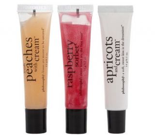 philosophy summer lipshine 3 pc. collection —