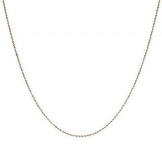 EternaGold 18 Shimmer Rope Necklace 14K Gold, 1.9g —