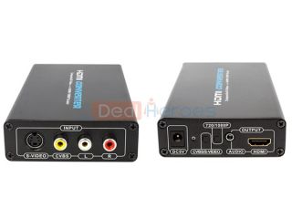 Composite RCA Video and s Video to HDMI Converter Up to 1080p LKV363