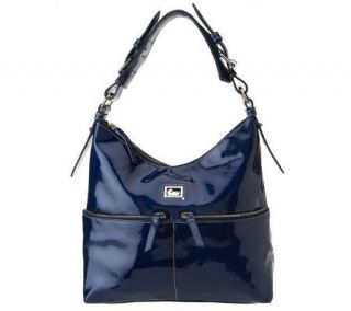 Dooney & Bourke Patent Leather North South Zipper Sac —