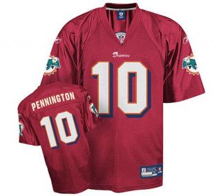 NFL Miami Dolphins Chad Pennington Red QB Practice Jersey —