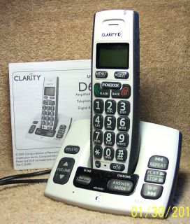 Clarity D613 Big Number Cordless 1 9 GHz Landline Phone