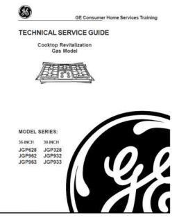 Repair Manual GE Cooktops, Ranges, & Ovens (Your choice of 1 manual