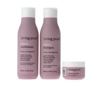 Living Proof Restore Shampoo & Conditioner w/Bonus Mask —