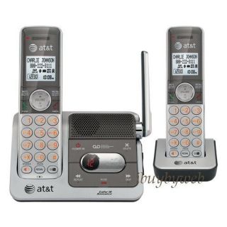 At T CL82201 2 Cordless Phones Talking Caller ID Answer