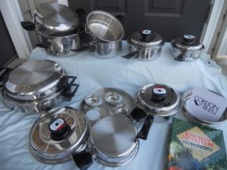 Cordon Bleu Temp Tone Waterless Stainless Cookware Set Pot Pan Skillet