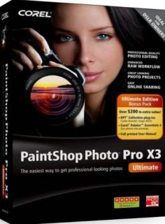 Corel Paintshop Photo Pro x3 Ultimate Editing Projects Workflow PC New