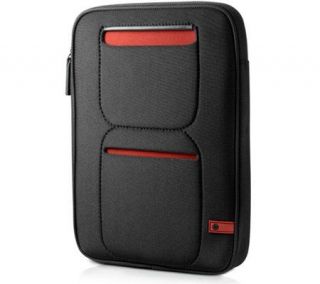 HP 10.2 Mini Sleeve   Black with Red Trim —