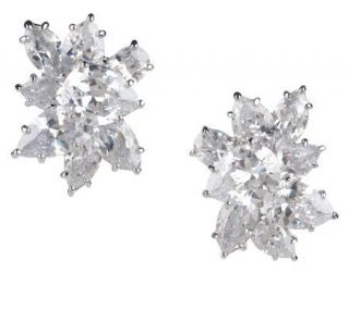 As Is Melanie Simulated Diamond Cluster Earrings   J270329