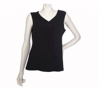 Never Enough by Iris Simms Sleeveless V Neck Knit Tank —