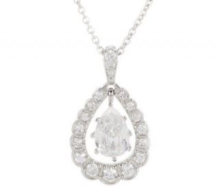 Smithsonian Sherman Simulated Diamond Necklace —