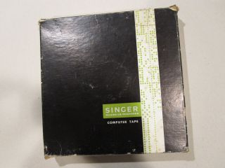 Singer Business Machines Mylar Computer Tape