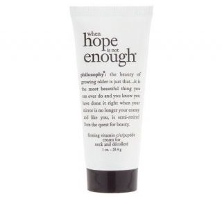 philosophy when hope is not enough neck cream —