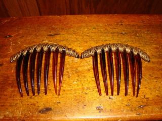 Colette Malouf Designer Hair Jewelry Combs Signed Soho