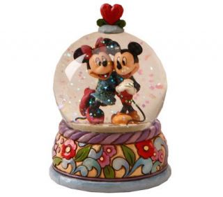 Jim Shore Disney Traditions Mickey & Minnie Mouse Water Globe