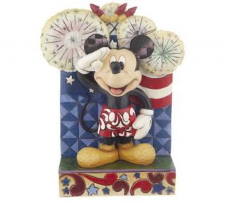 Jim Shore DisneyTradition Mickey We Salute You Figurine —