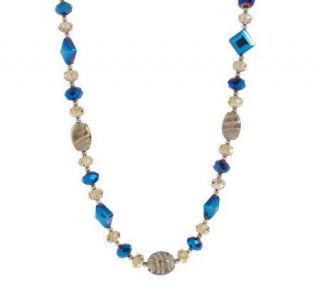 Joan Rivers Shimmering Color 32 Necklace w/3 Extender —