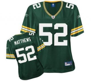 NFL Green Bay Packers Clay Matthews Womens Premier Jersey —