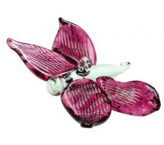 Kitras Art Glass Butterfly Ornament —