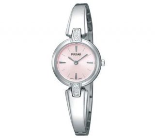 Pulsar Ladies Fashion Watch with Pink Dial —