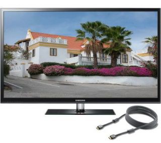 Samsung 43 Diag 3D Plasma HDTV with 6ft. HDMICable —