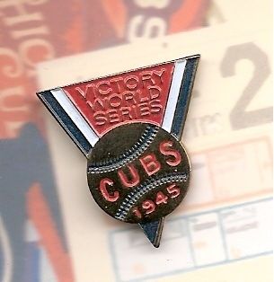   World Series Lapel Pin Chicago Cubs vs Detroit Tigers Collectors Pin