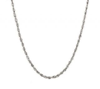 36 Classic 14K Gold Twisted Shimmer Rope Necklace, 4.1g —