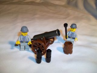 Lego Civil War Mini Cannon Custom Confederate Cavalry