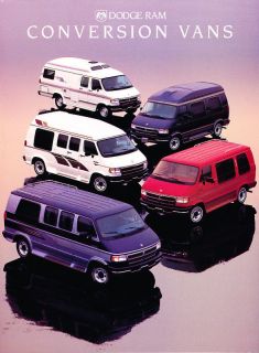 1994 Dodge Conversion RAM Van Sales Brochure Book