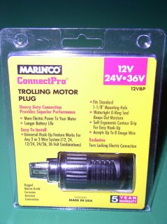 Marinco Connectpro Trolling Motor Plug 12V 24V 36V New