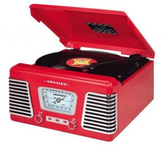 Crosley CR711 Autorama Turntable with AM/FM Radio   Red —