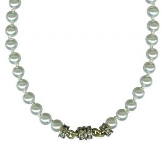 Kirks Folly Simulated Pearl Magnetic Interchangeable Necklace