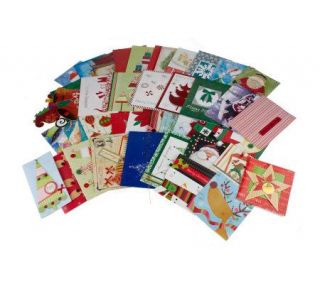 Design Scapes 40 piece Embellished Holiday Card Set —