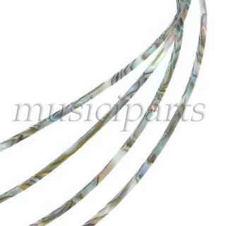  .5mm high quality 5pcs guitar celluloid binding abalone pearl colored