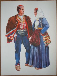 Croatia Folk Costume Dalmatia Split I 05