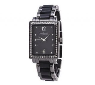 As IsJoan Rivers Look of Ceramic Bezel Link Watch —