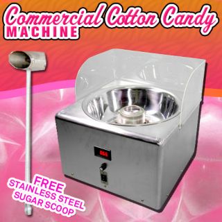 Extra Large Electric Cotton Candy Machine Commercial Floss Maker Free