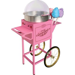 Cotton Candy Machine Spinner Vintage Cart Stand