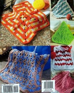 Crochet Learn A Stitch Dishcloths 12 Designs Asn