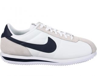 Nike Cortez Basic Nylon Wht Mens Retro Shoes 317249 100