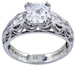 Tacori IV Diamonique Epiphany 2.75cttw AsscherRing   J309648