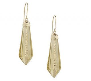 20.00 ct tw Gemstone Prism Dangle Earrings 14K Gold —