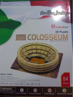 3D Jigsaw Puzzle Cubicfun Colosseum Italy