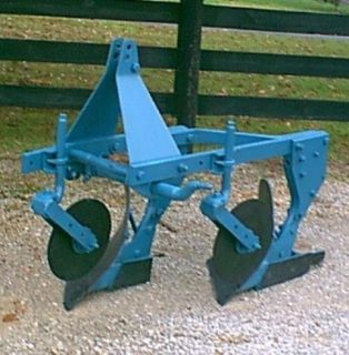 Used 2 14 Ford 101 Turning Plow with Coulters 3 Point We Can SHIP