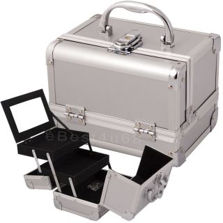 Makeup Cosmetic Train Case Aluminum Kit Bag Box MC1