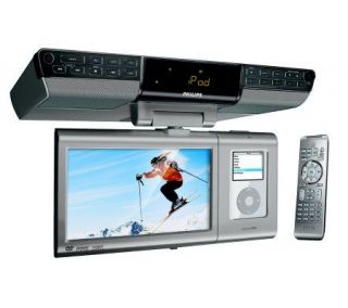 Philips DCD778 8.5 Diagonal LCD Undercabinet TV w/iPod Dock