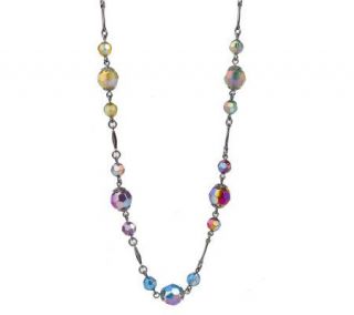 Joan Rivers Midnight Sky Crystal 48 Necklace w/3 Extender —