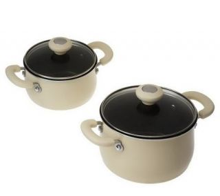 CooksEssentials Porcelain Enamel 4 pc. Saucepot Set —