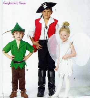 Childs Sz 3 6 Costume Sewing Pattern Butterick 4632 from Greykitties