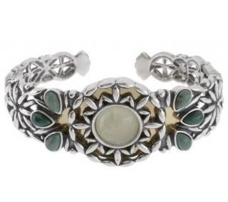 Carolyn Pollack Sterling Sandia Sage Cuff Bracelet —